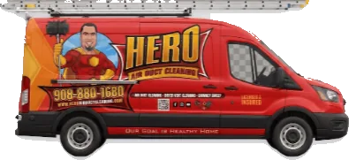 Hero Air Duct Cleaning service van